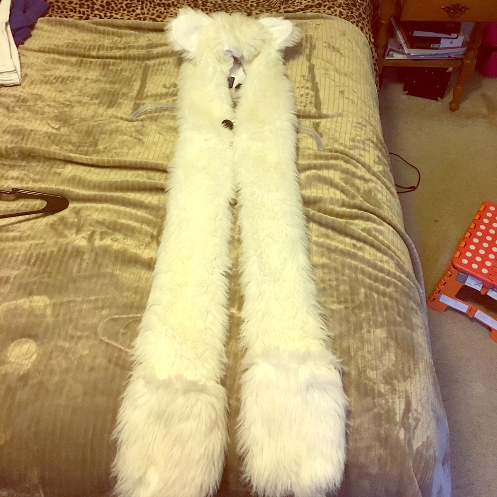 Winter polar bear hat