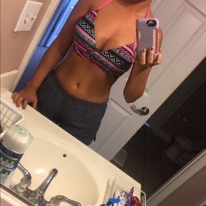 Wrap around bikini top
