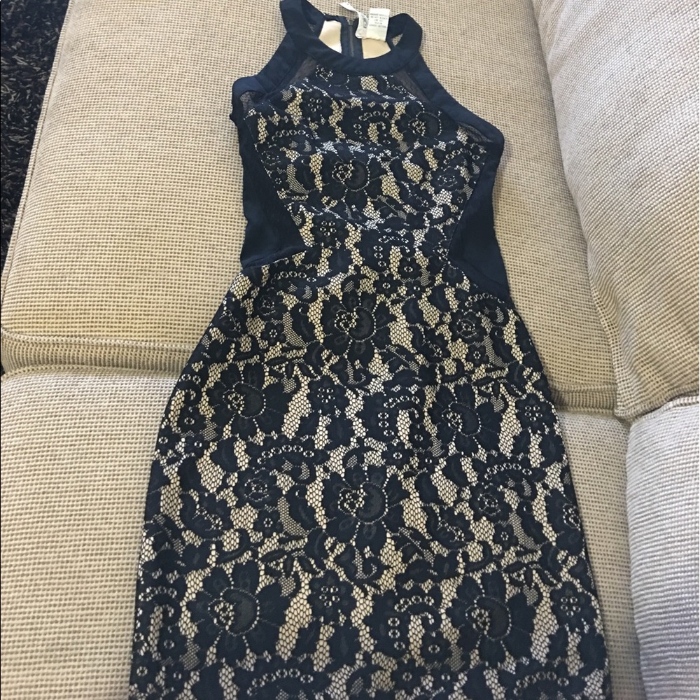 Black lacey bodycon