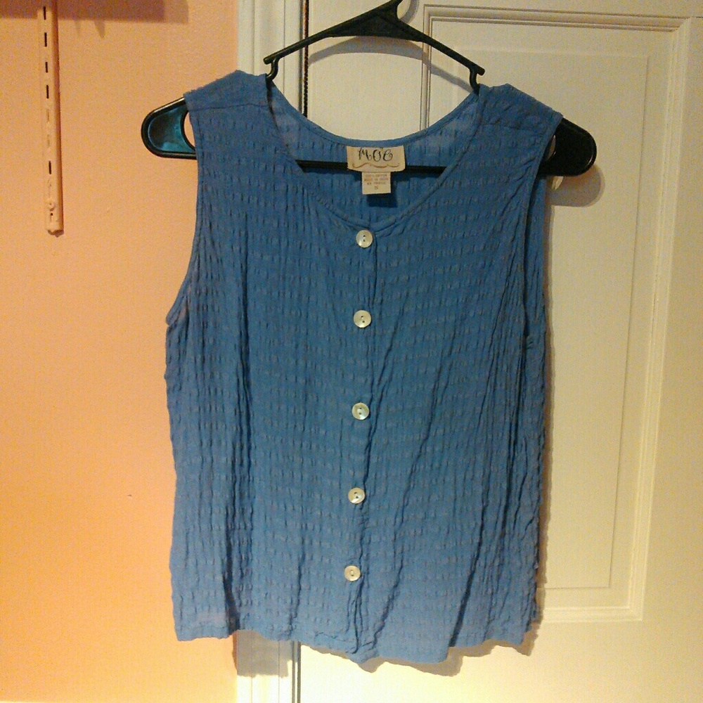 Button Down Tank Top