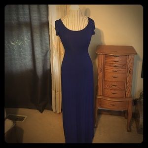 Blue maxi dress