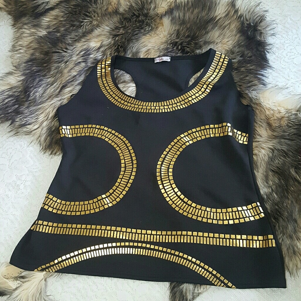 Plus size Racer Back top sz24