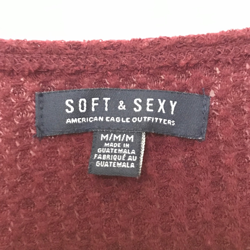 Maroon Red Soft Knit Tank - Picture 4 of 4