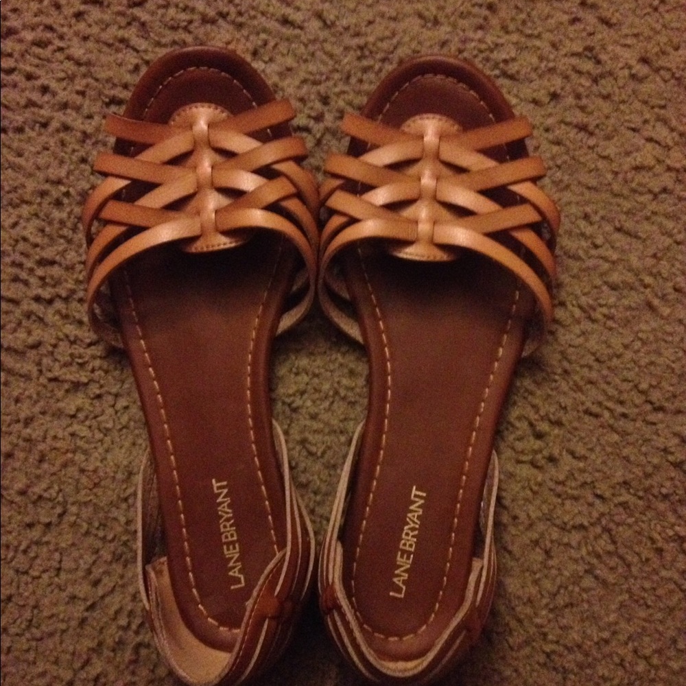 Lane Bryant 12 Wide sandals!