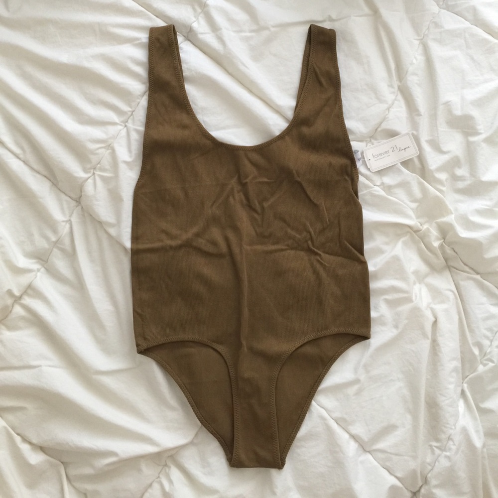 Olive Green Bodysuit