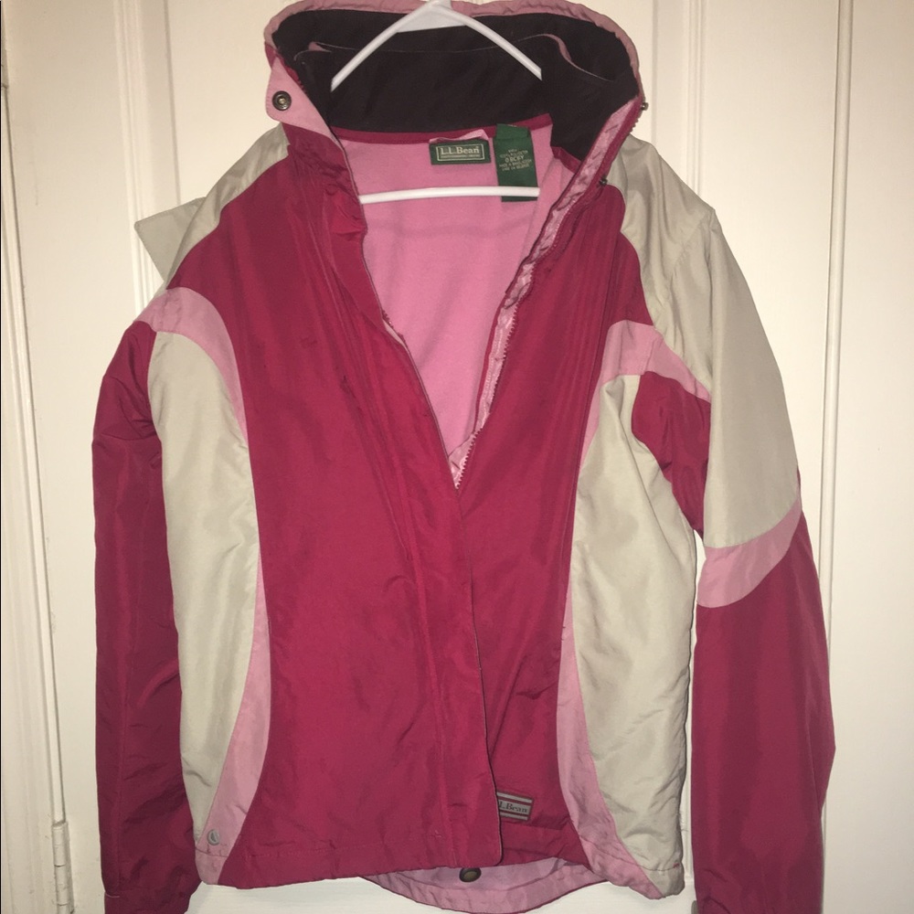 LL Bean 3 in 1 water resistant jacket
