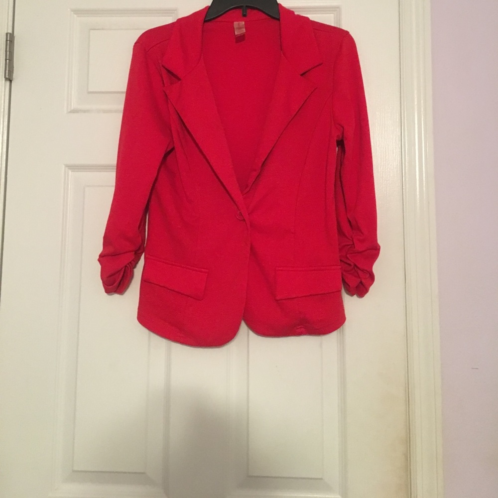 Red blazer