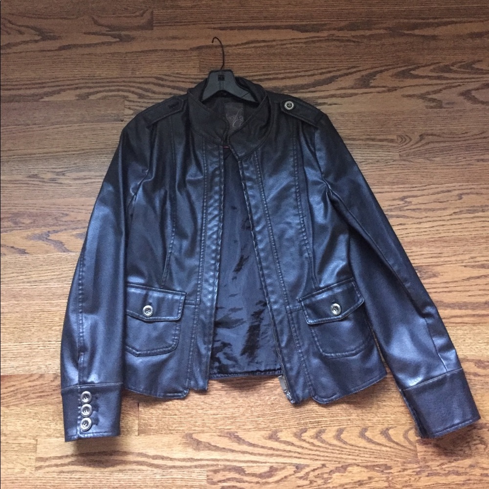Pleather jacket