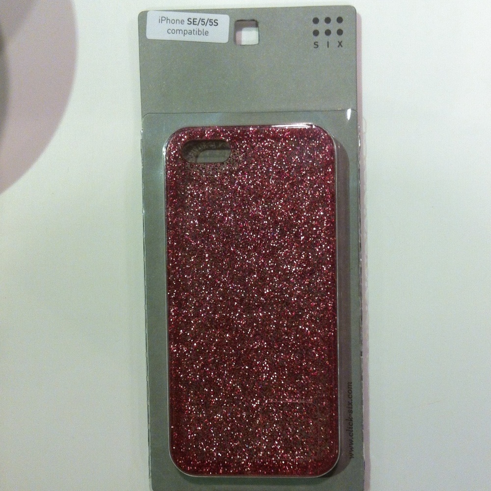 Ruby Red Sparkle iphone case