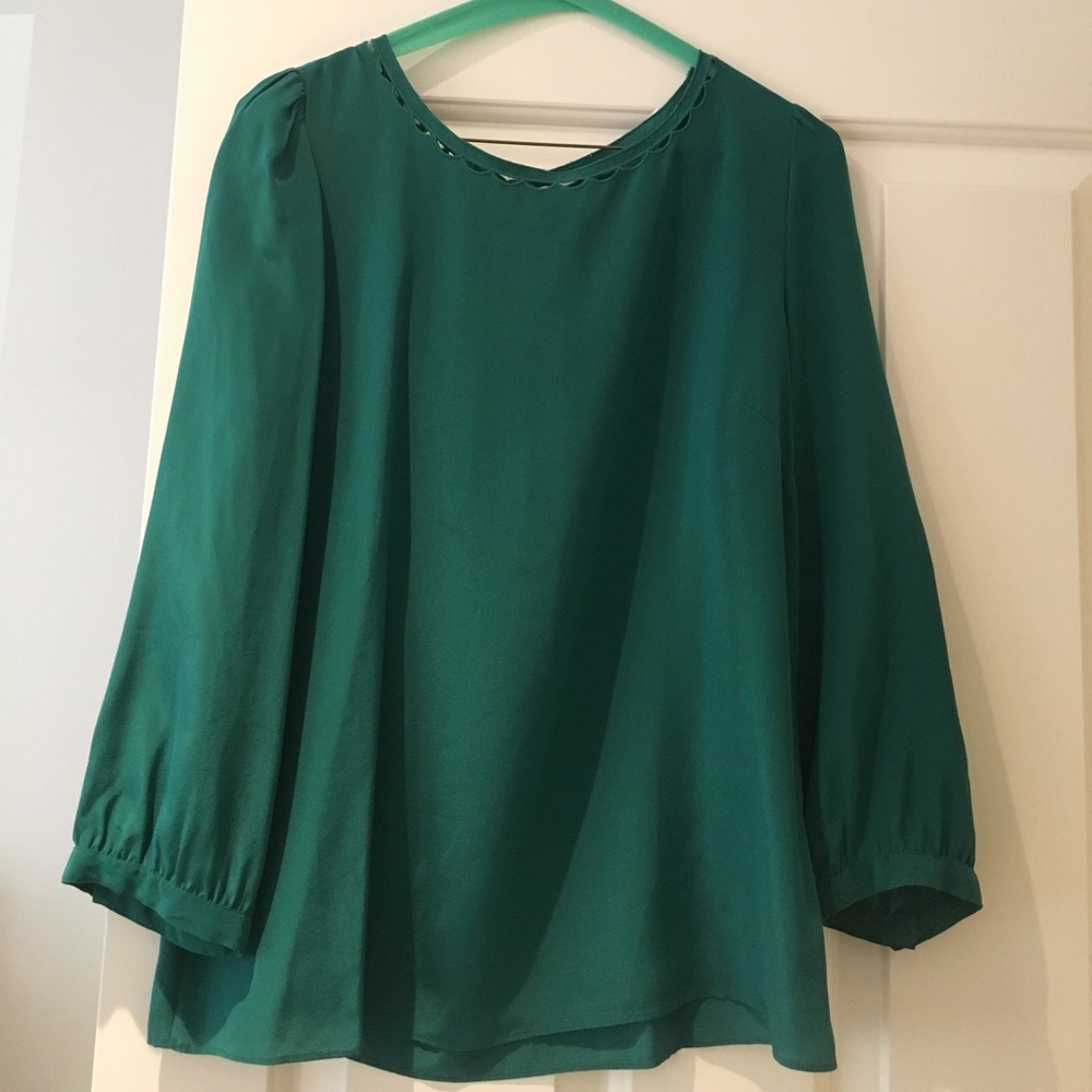 Green J. Crew blouse size 8, worn once