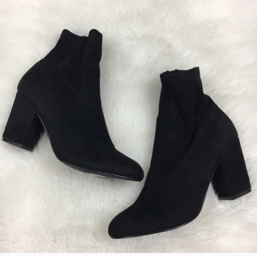 Steve Madden Black heel boots