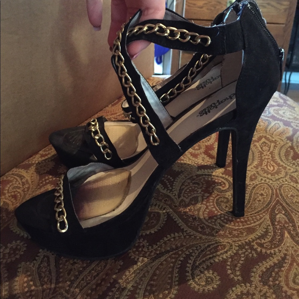 CHARLOTTE RUSSE Platform heels - Size 10 - black