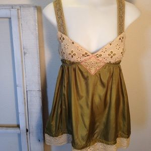 Free People Silk Tunic Tank Size 2