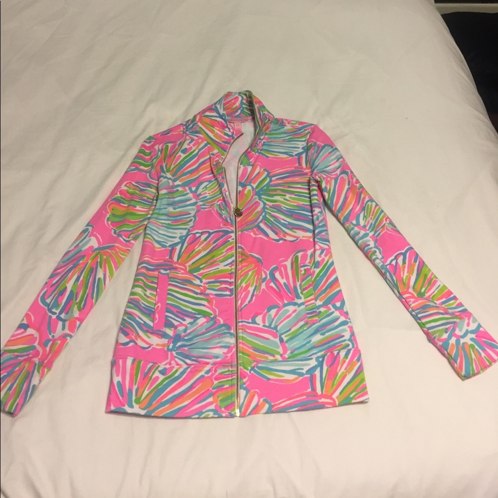 Lilly Pulitzer collared zip NEVER WORN