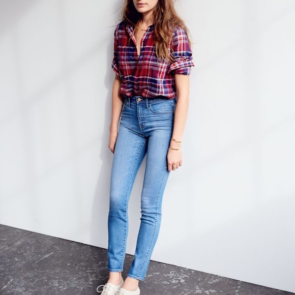 madewell 10 high riser skinny skinny