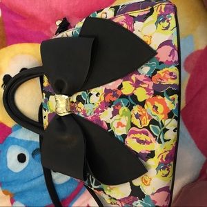 Betsey Johnson Colorful Floral Shoulder Bag