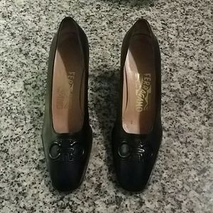 Ferragamo classic black heels