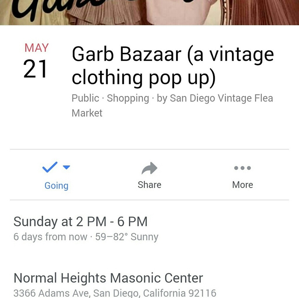 San Diego Vintage SALE! May 21st