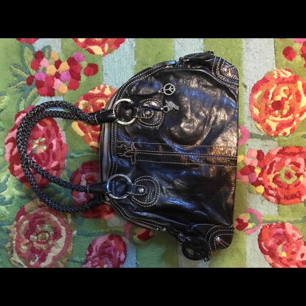Limited Edition black Peace Purse from the Sak