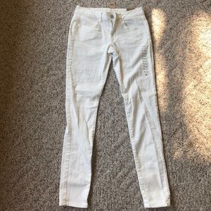 American Eagle White Jeggings