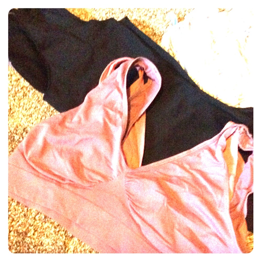 Spanx black  2 relax bras new and med PJ