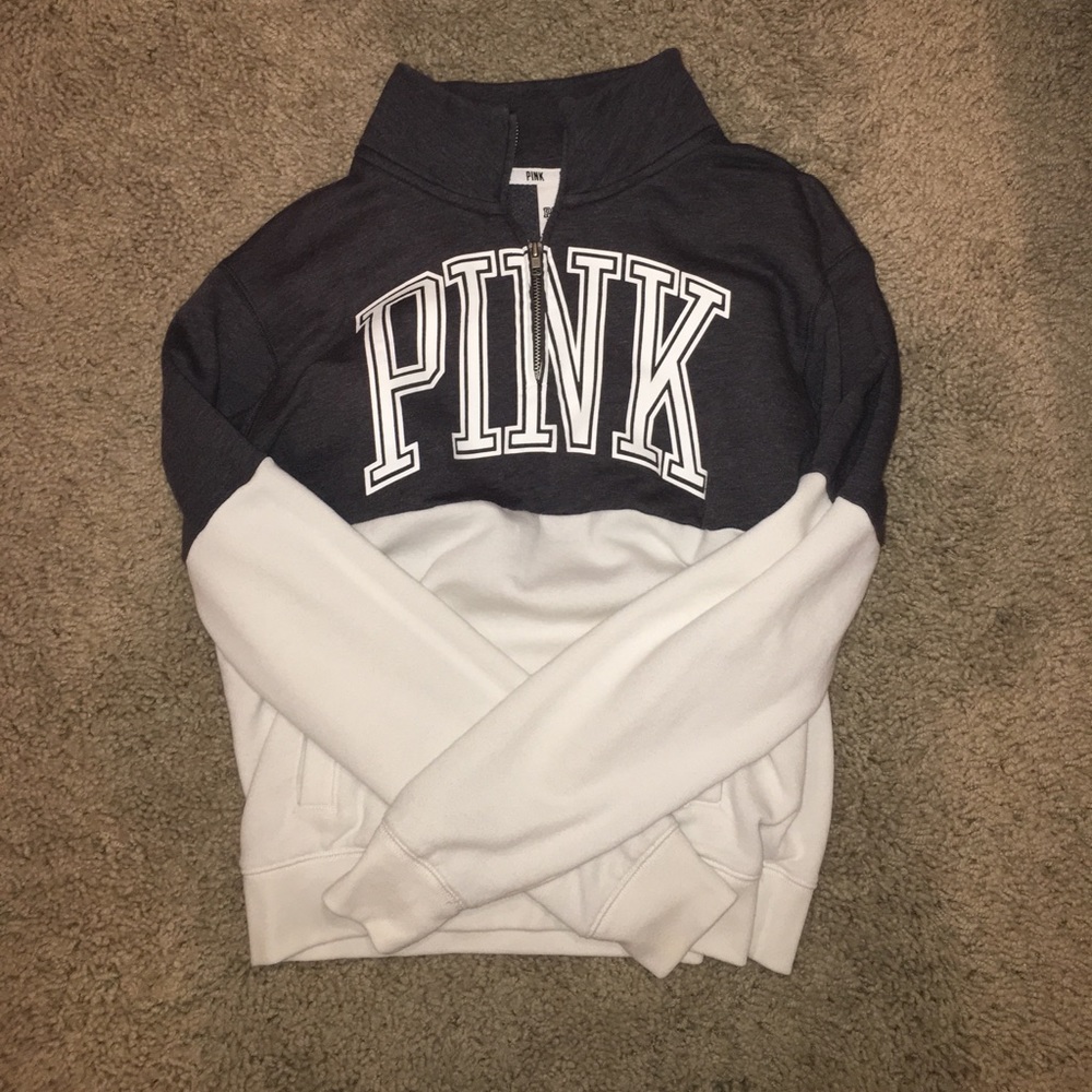 PINK // Quarter-zip Sweatshirt