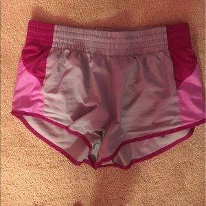 Nike dry fit shorts pink, purple, & grey