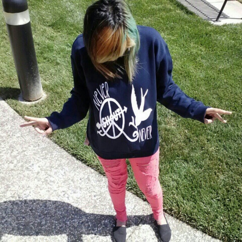 Never Shout Never Custom Crewneck