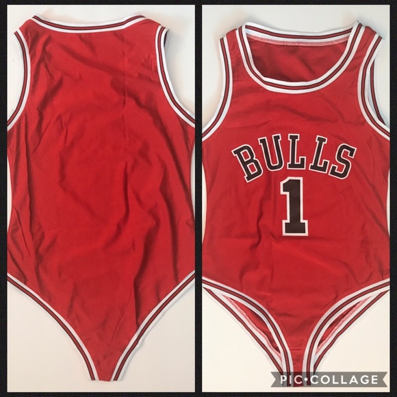 ✨ONE LEFT✨Bulls Jersey Bodysuit - Picture 4 of 5