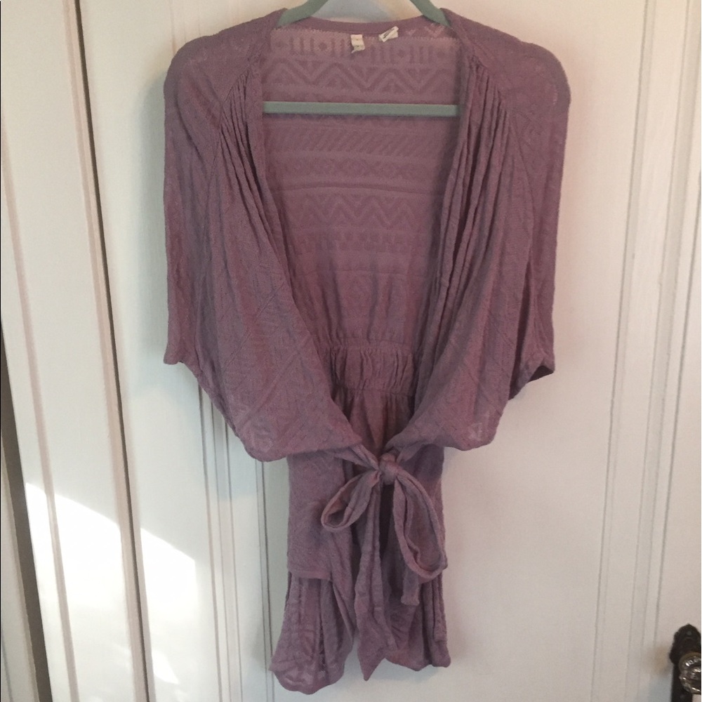 Kimono Style Tie waist Sweater