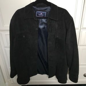 Newport Harbor Black Suede Jacket
