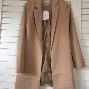 Longline Blazer nude