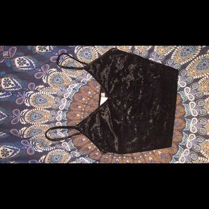 Velvet tank top