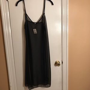 Urban Outfitters Sheer Metallic Midi Dress