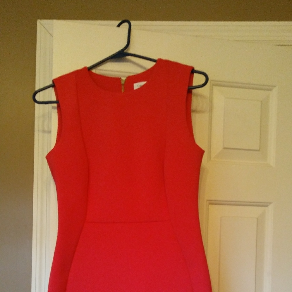 Hot pink dress