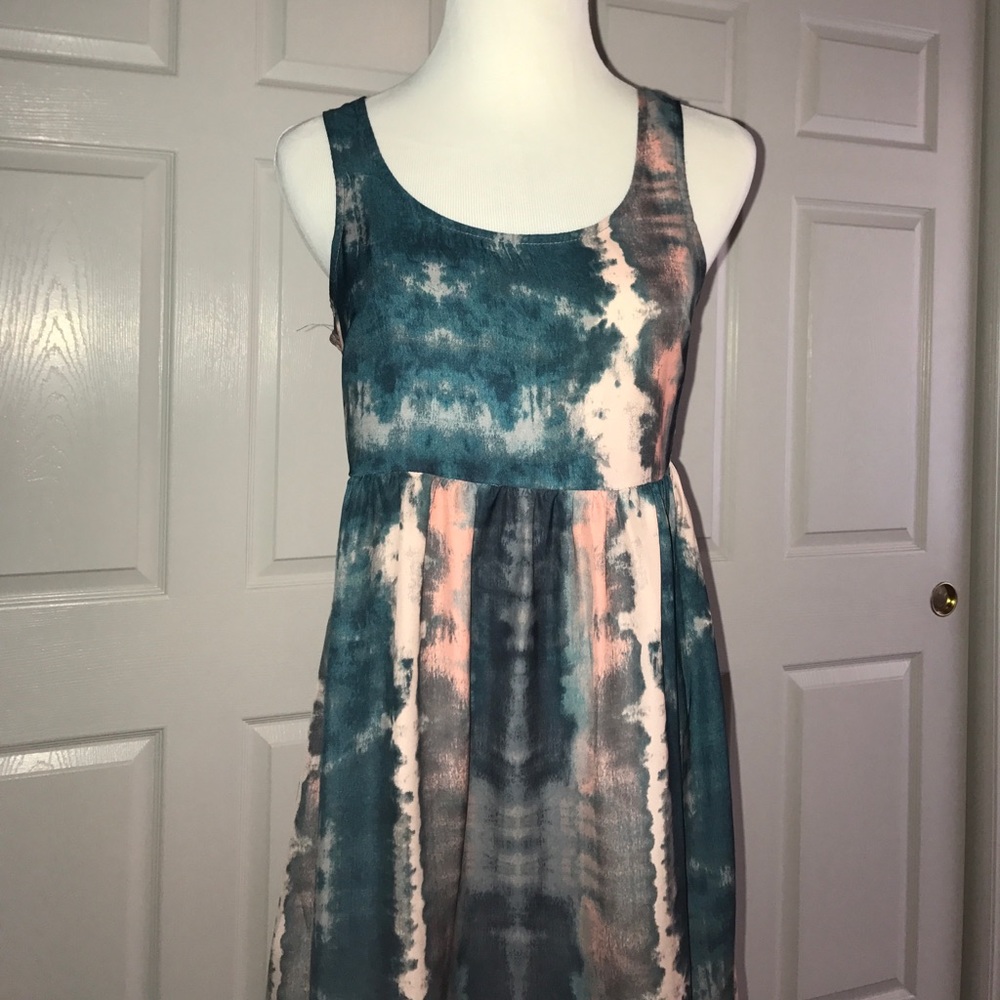 urban outfitters tie dye day dress xs