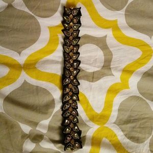 Jewel waist stretch belt size small