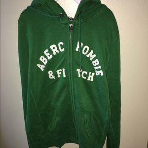 A&F green sweater