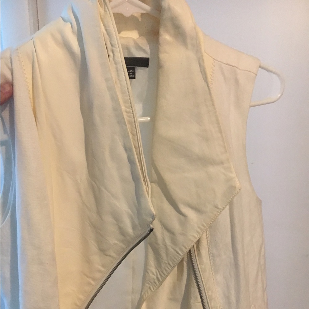 Vince leather vest