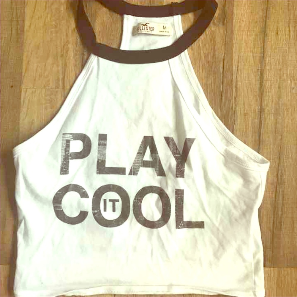 Hollister "Play IT Cool" crop top.
