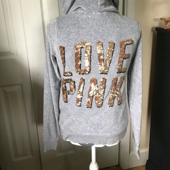 PINK Victoria's Secret Tops - 💖FINAL PRICE! BLING VELOUR💖