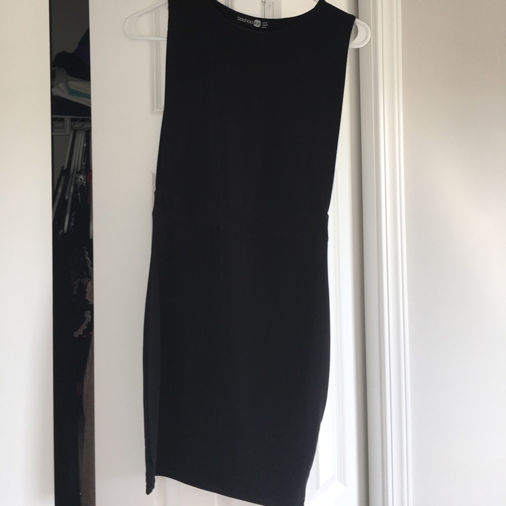 Mini black cocktail dress