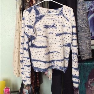 RVCA tie dye sweater