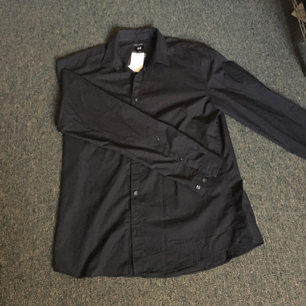 Black Collared Shirt