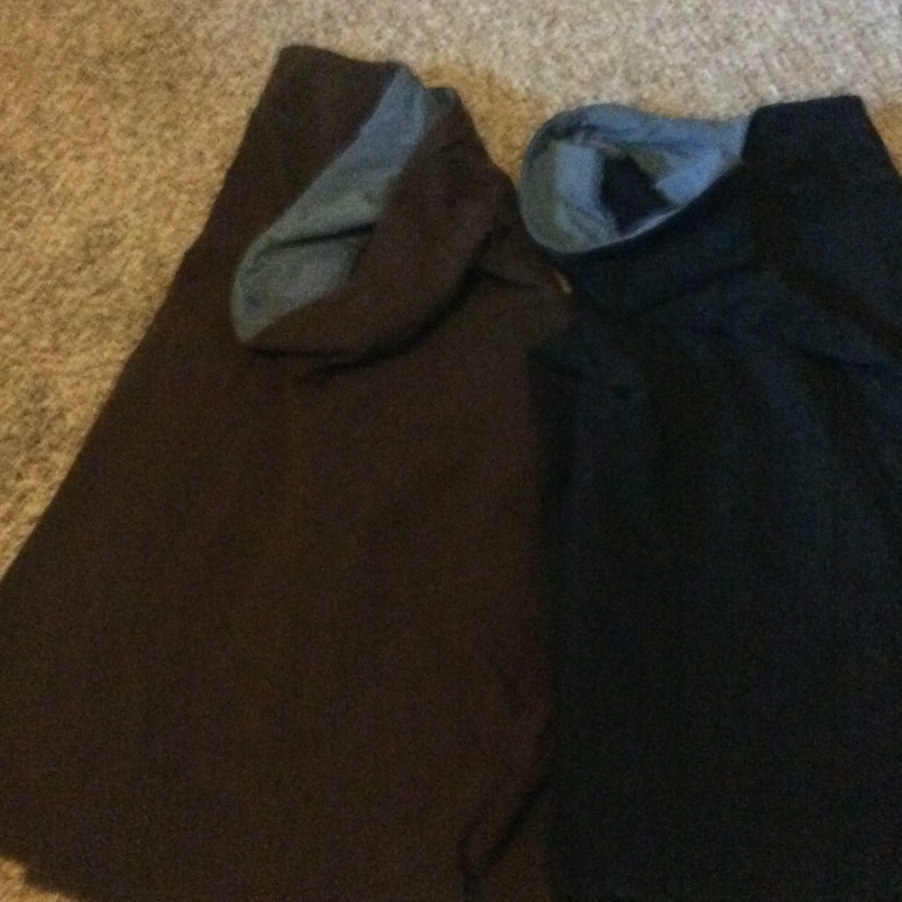 Skort one black one brown