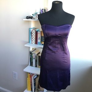 Purple cocktail dress