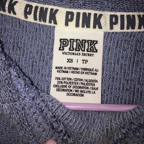 Victoria's Secret PINK Stadium Mock Pullover - Picture 2 of 2