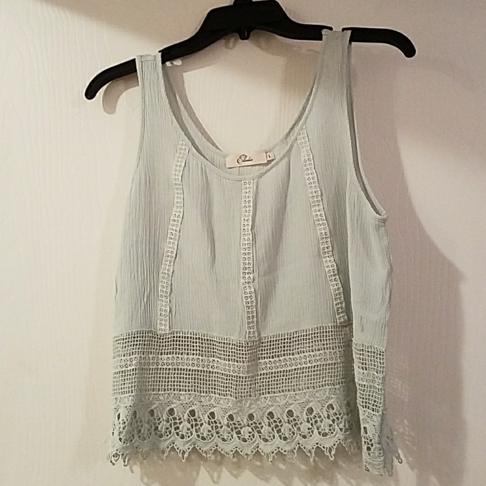 Women's Mint Crop Top