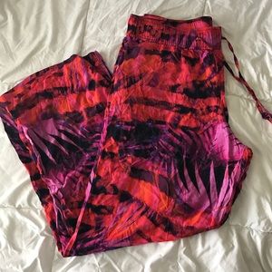 *boho chic wide leg a.n.a pants (summery pattern)*