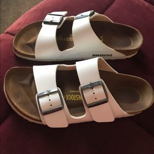 Like new Birkenstocks white